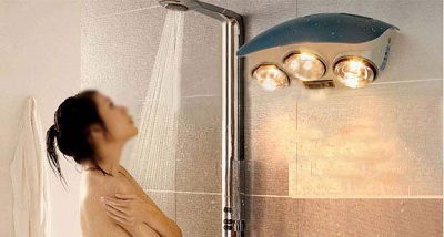 Những lưu ý khi sử dụng đèn sưởi nhà tắm